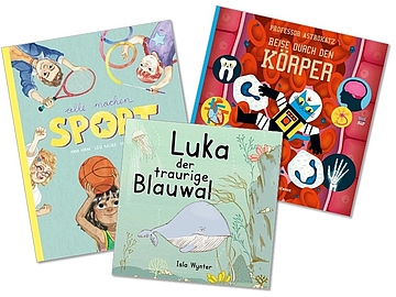 Fröbel-Kinderbuchtipps im Mai 2025 (Fotocredits Cover: Verlage)