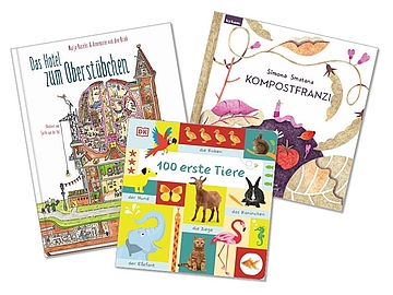 Fröbel-Kinderbuchtipps im April 2025 (Fotocredits Cover: Verlage)