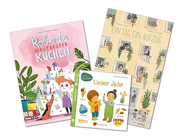 Fröbel-Kinderbuchtipps im März 2025 (Fotocredits Cover: Verlage)